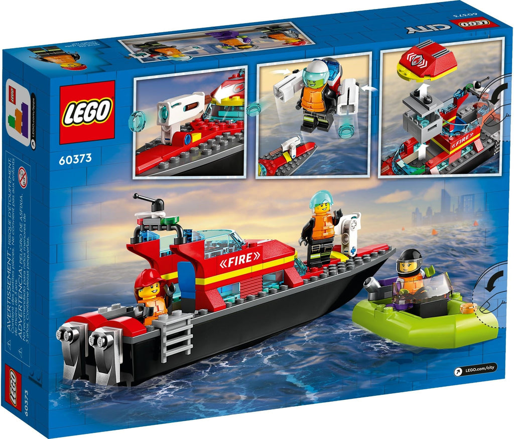 60373 Fire Rescue Boat product image 3, provided for visual reference and product detail review