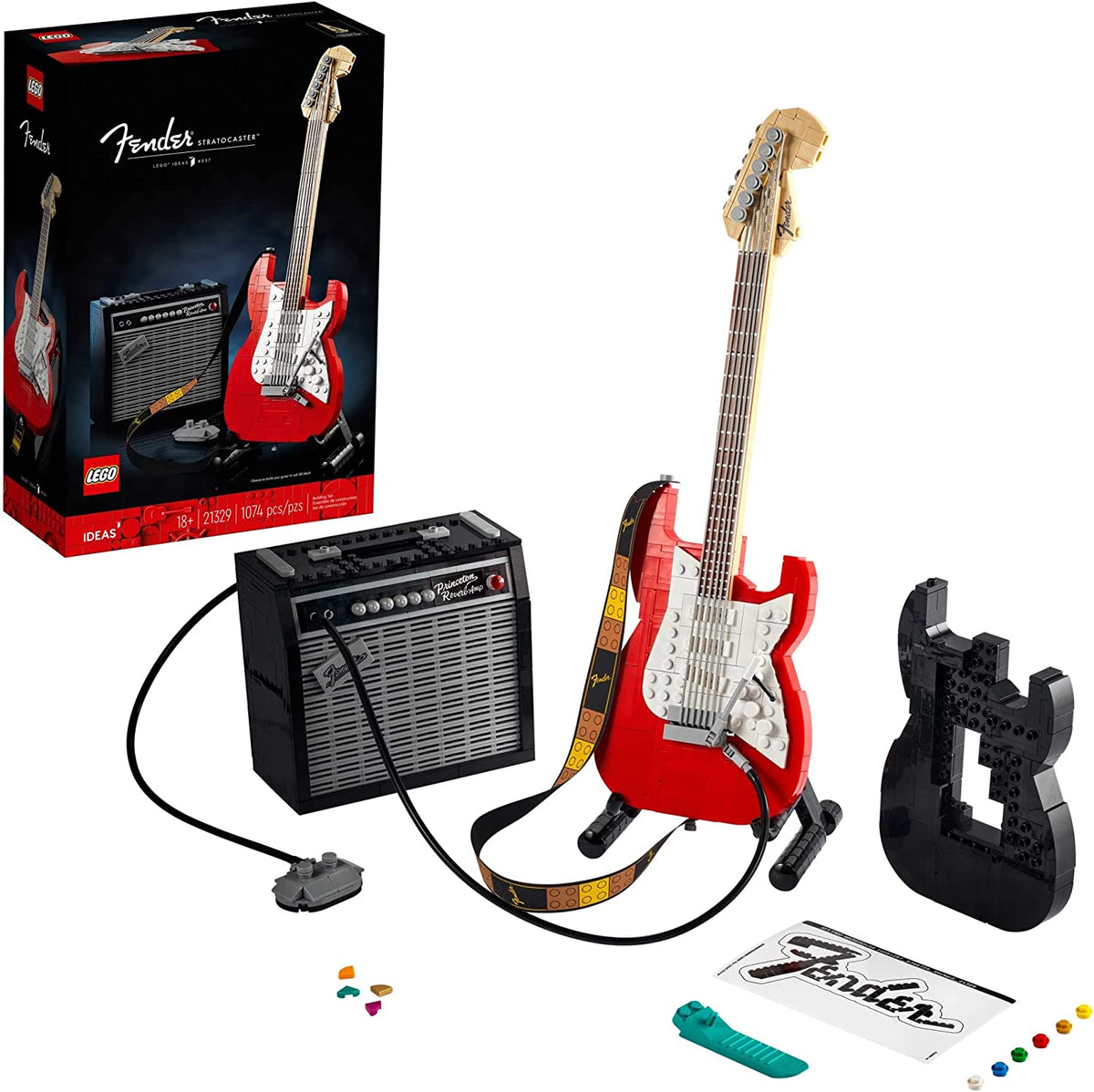 21329 Ideas Fender Stratocaster (Retired) (New Sealed) product image 1, provided for visual reference and product detail