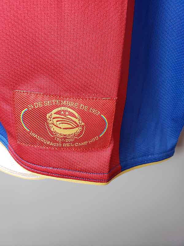 Barcelona Retro Jersey 2007/08 Home Football Soccer Shirt product image 8
