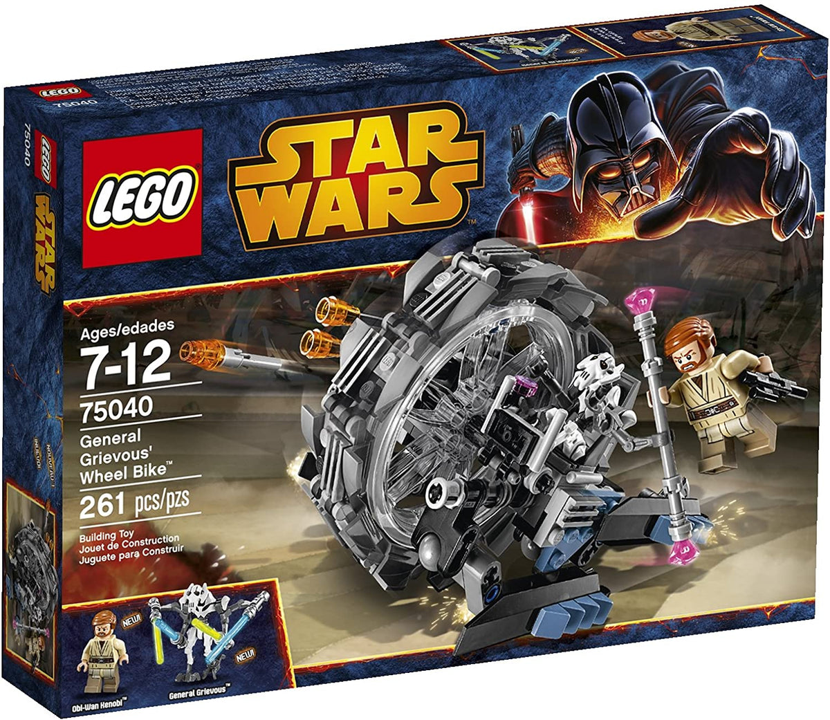 75040 General Grievous Wheel Bike (Retired) (New Sealed) product image 1, provided for visual reference and product detail