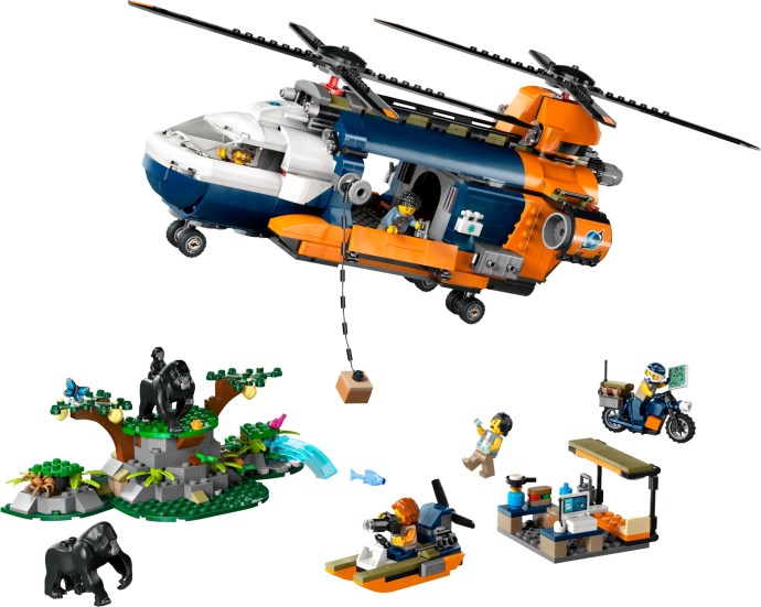 60437 Jungle Explorer Helicopter at Base Camp product image 2, provided for visual reference and product detail review