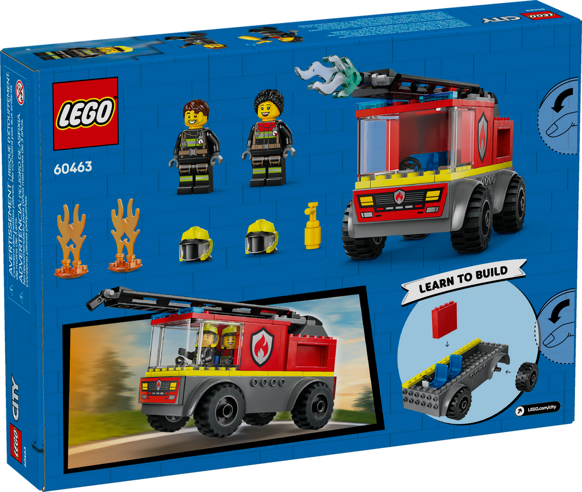 60463 Fire Ladder Truck product image 3, provided for visual reference and product detail review