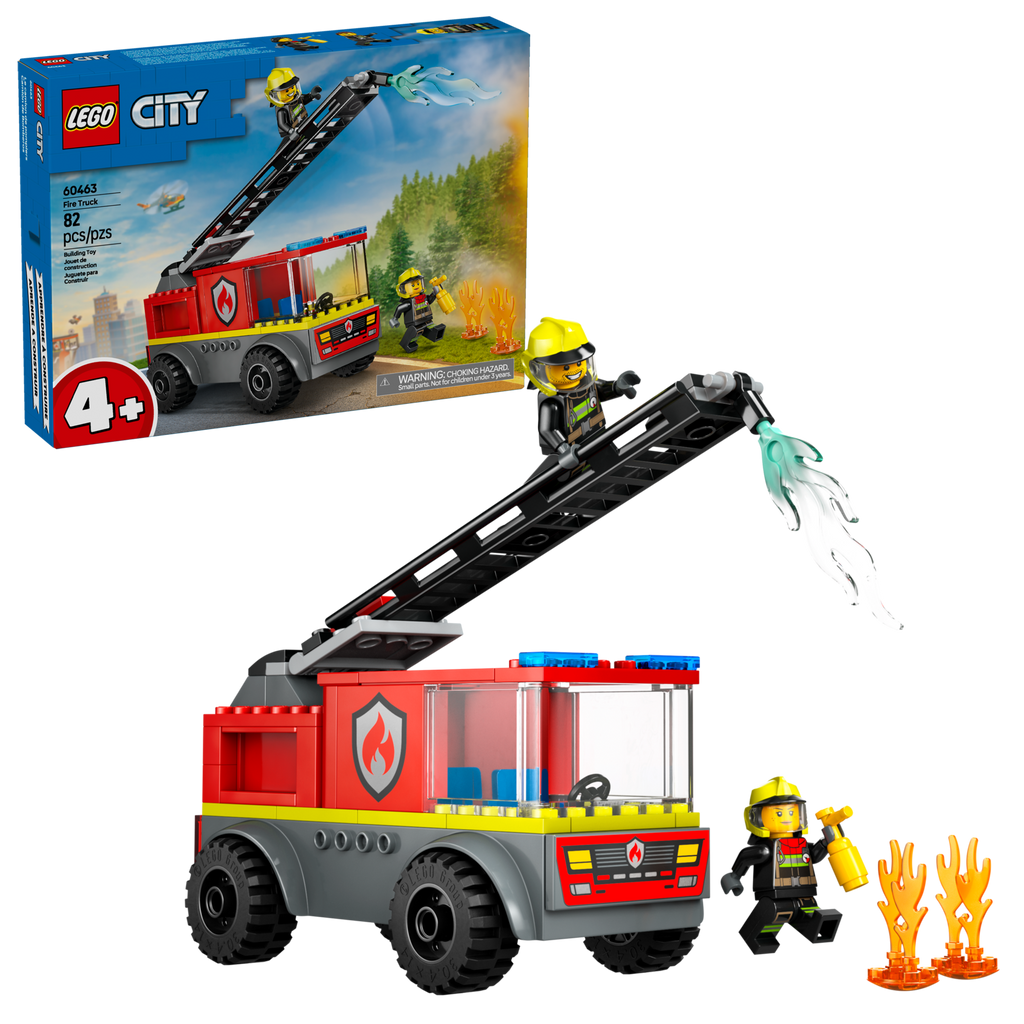 60463 Fire Ladder Truck product image 1, provided for visual reference and product detail review