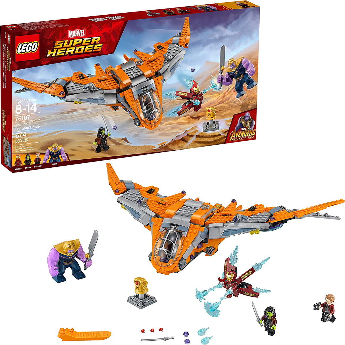 76107 Marvel Super Heroes Avengers: Infinity War Thanos: Ultimate Battle (Retired) (Certified Complete) product image 1,