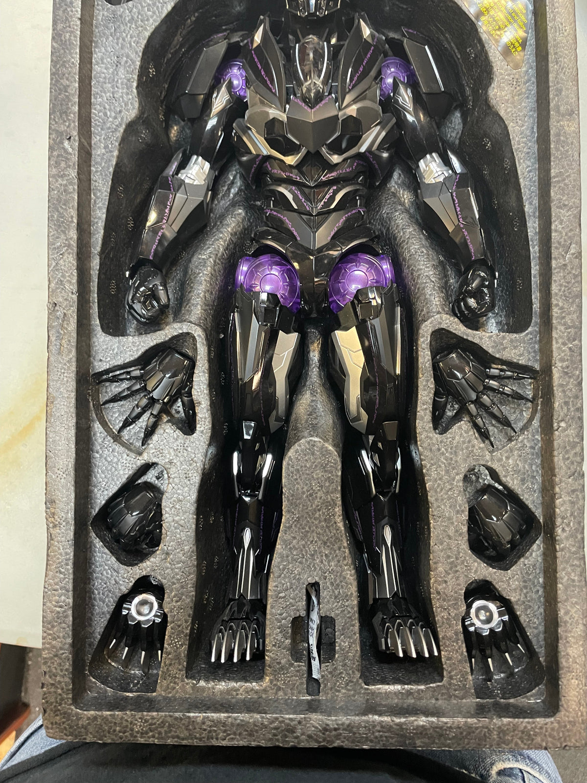 Black Panther Die-Cast AC05-D55 1/6 Scale Marvel Avengers MechStrike, Hot Toys) COMPLETE product image 17, provided for