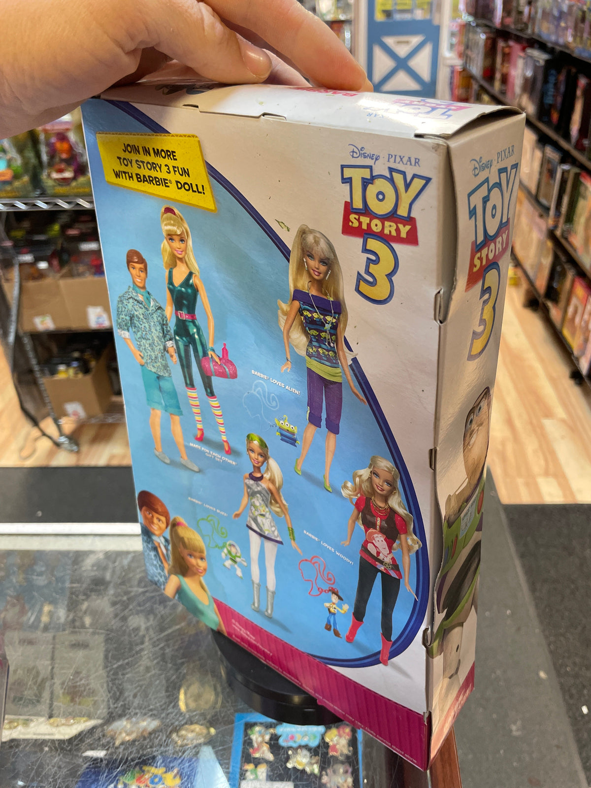 Barbie Loves Buzz #R9296 (Barbie, Toy Story 3, Mattel) SEALED product image 8, provided for visual reference and product