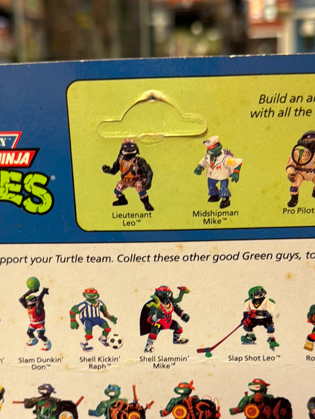 Raph the Green Beret 0124 (Vintage TMNT Ninja Turtles, Playmates) Sealed product image 10, provided for visual reference and