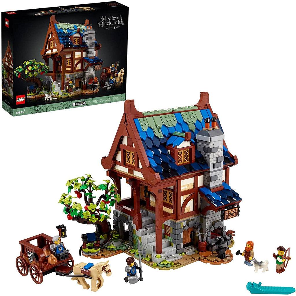 21325 LEGO Ideas Medieval Blacksmith (Retired) (New Sealed) product image 1, provided for visual reference and product