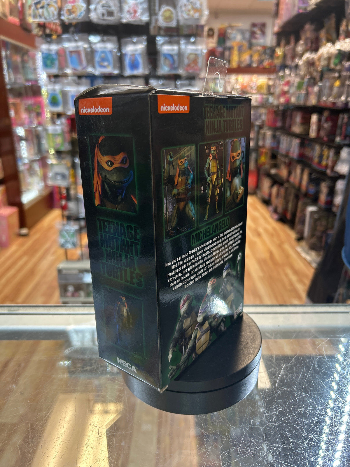Michelangelo -GameStop- (TMNT Ninja Turtles, NECA) **SEALED** product image 5, provided for visual reference and product