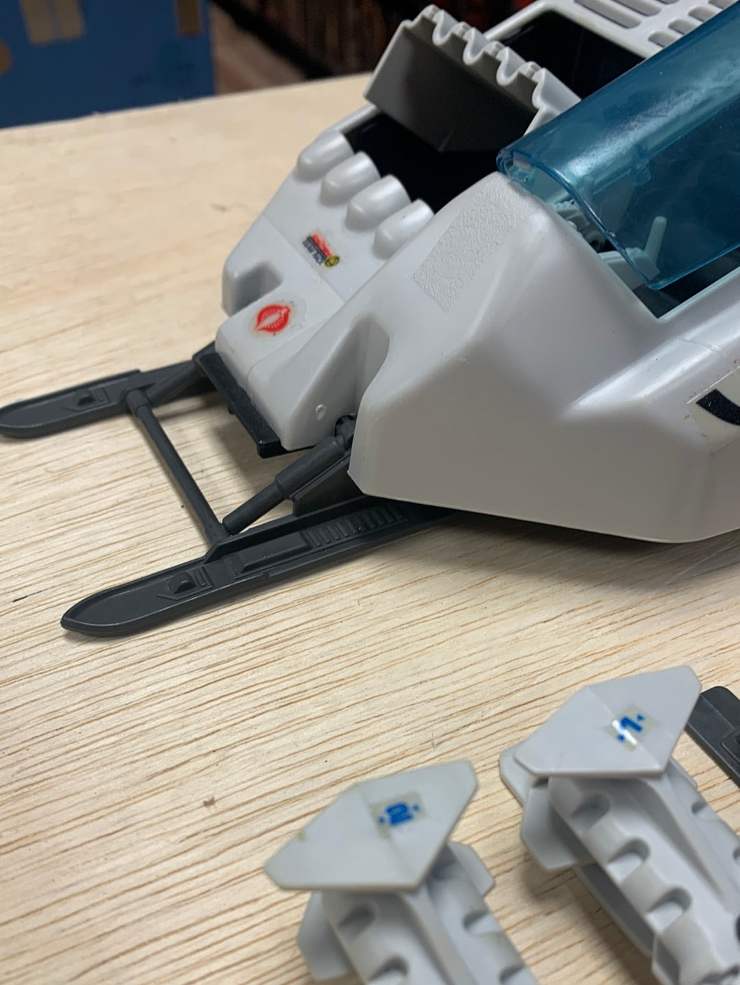 Cobra Wolf with Ice Viper 7725 (Vintage GI Joe, Hasbro) Complete product image 11, provided for visual reference and product