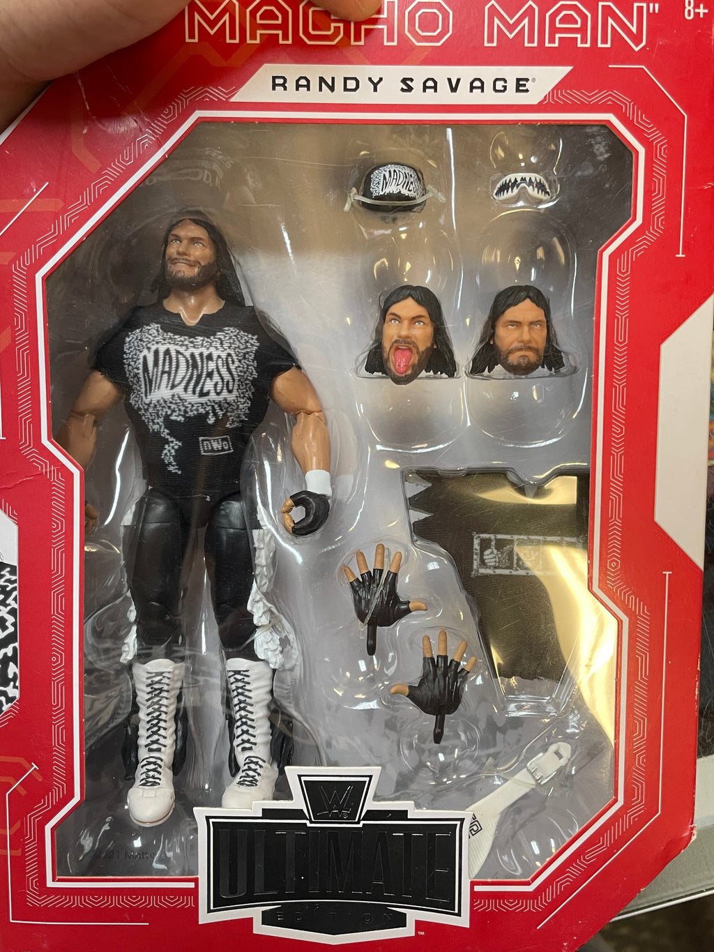 Macho Man Ultimate (WWE Ultimates, Mattel) **SEALED** product image 5, provided for visual reference and product detail