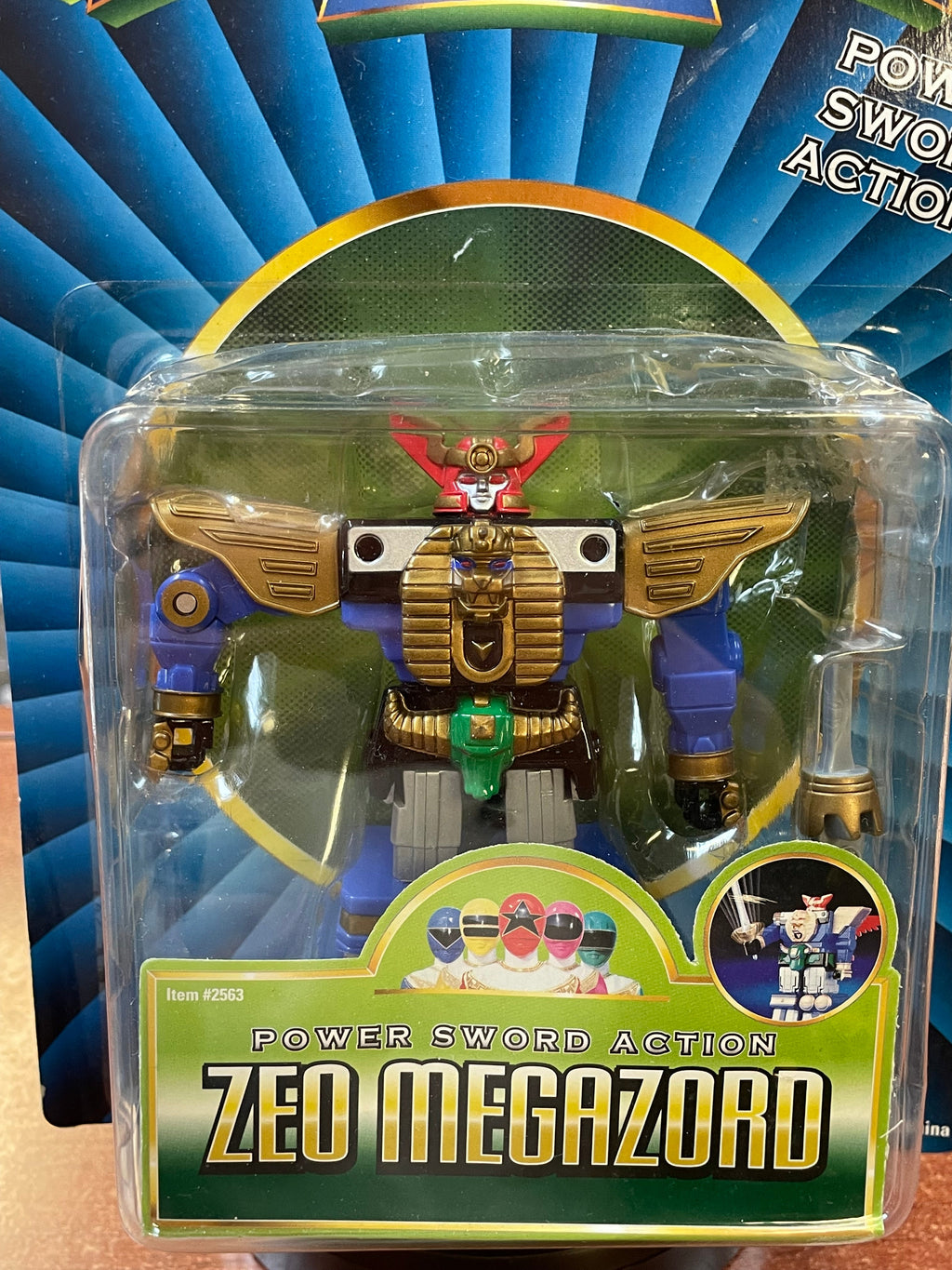 Zeo Megazord Power Sword Action (Vintage Power Rangers, Bandai) product image 2, provided for visual reference and product