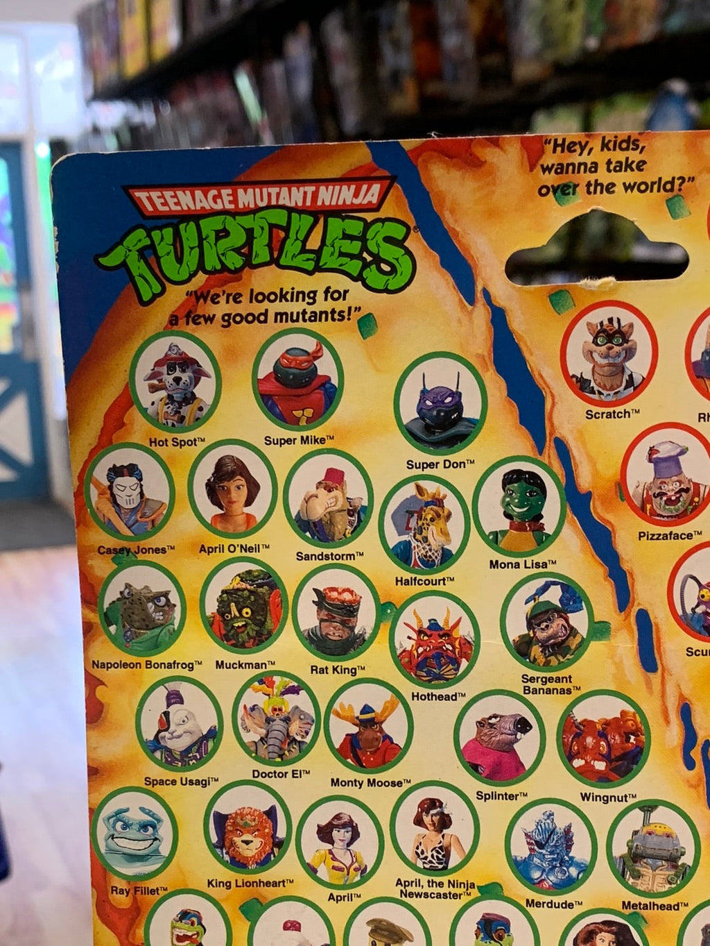 Sewer Heroes Super Mike 0091 (Vintage TMNT Ninja Turtles, Playmates) Sealed product image 11, provided for visual reference