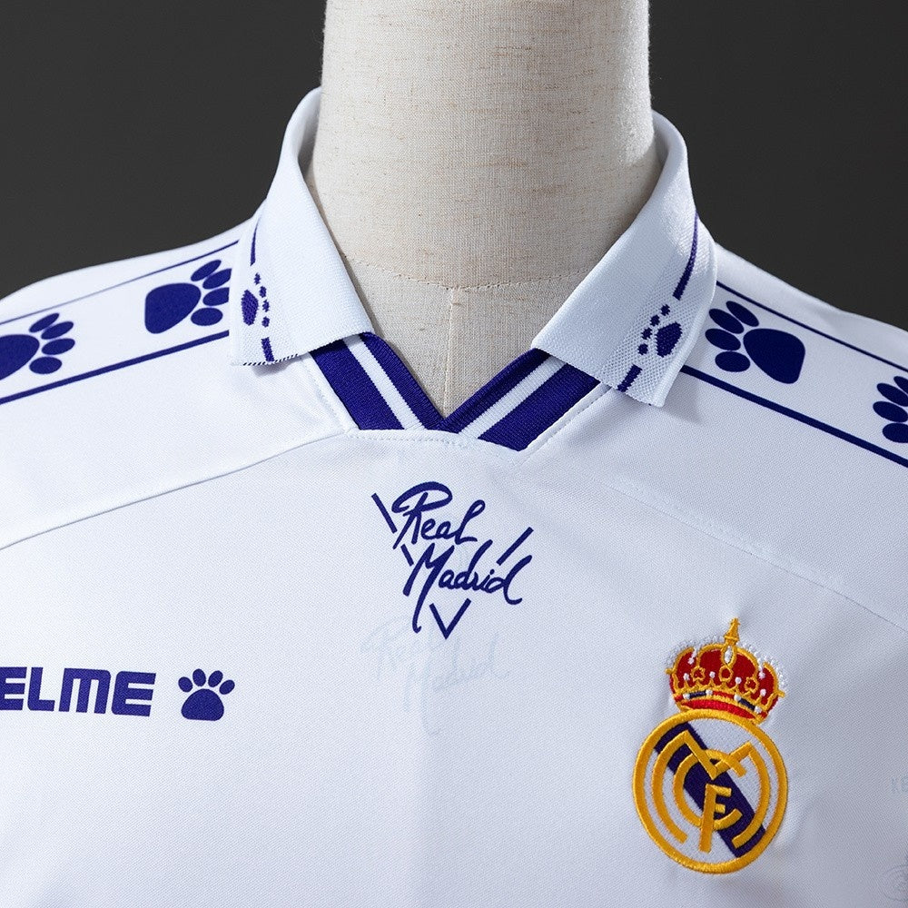 Real Madrid Jersey 1994/96 Home Retro Football Kit Long product image 6