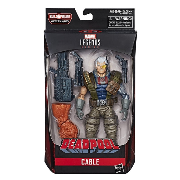 Cable -Sasquatch BAF- (Marvel Legends, Hasbro) **SEALED** product image 1, provided for visual reference and product detail