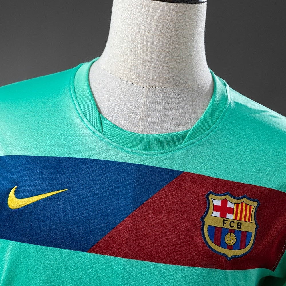 Barcelona Jersey 2010-11 Away Retro Football Kit Long product image 9