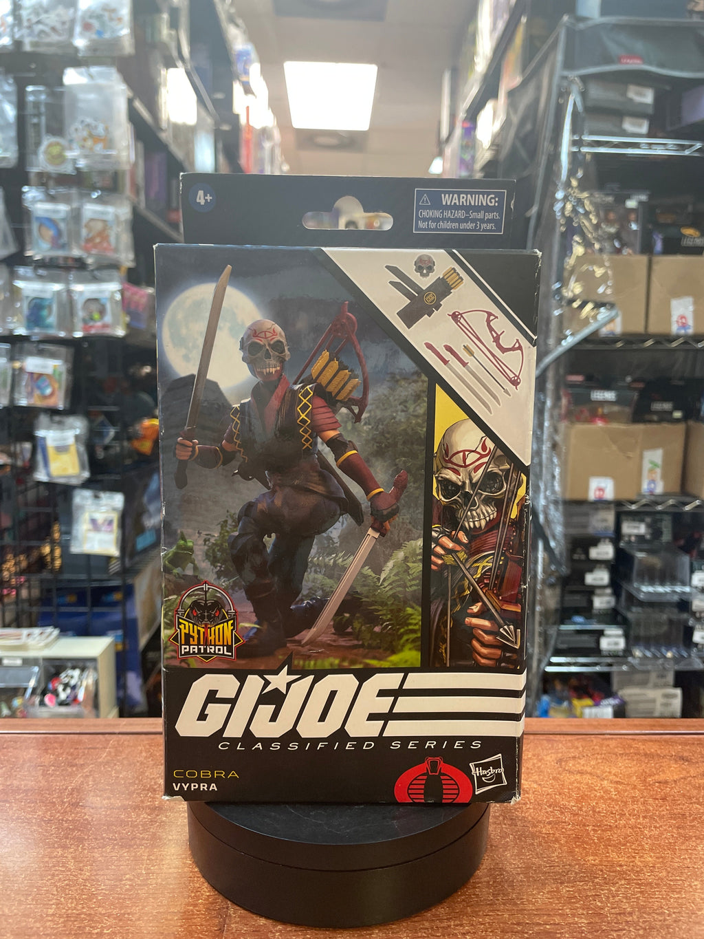 Python Patrol Vypra (GI Joe Classified, Hasbro) **SEALED** product image 1, provided for visual reference and product detail