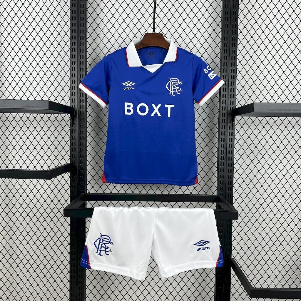 Kids Rangers Jersey 25/26 Home Football Kit Soccer product image 1