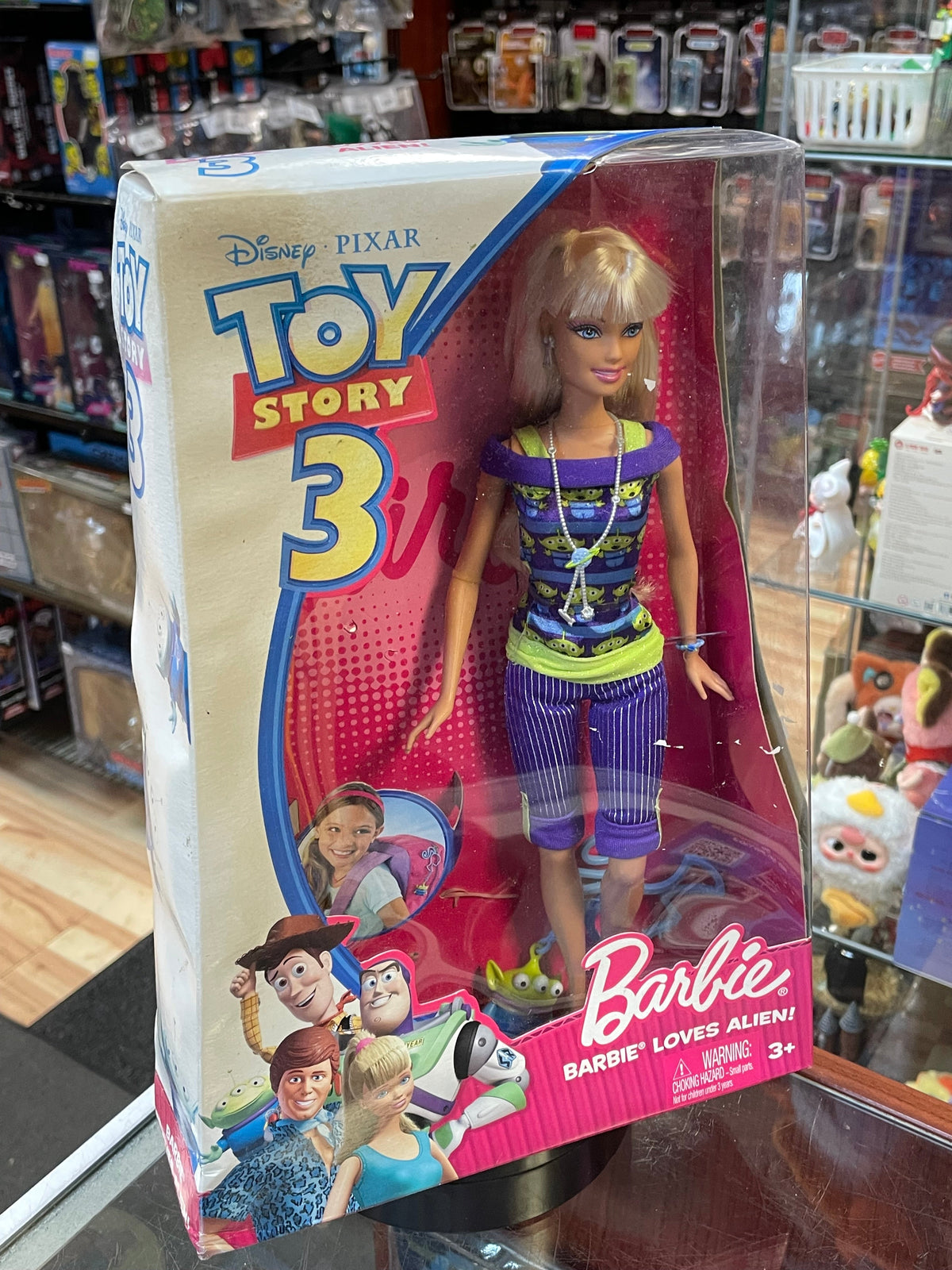 Barbie Loves Alien #R9297 (Barbie, Toy Story 3, Mattel) SEALED product image 2, provided for visual reference and product