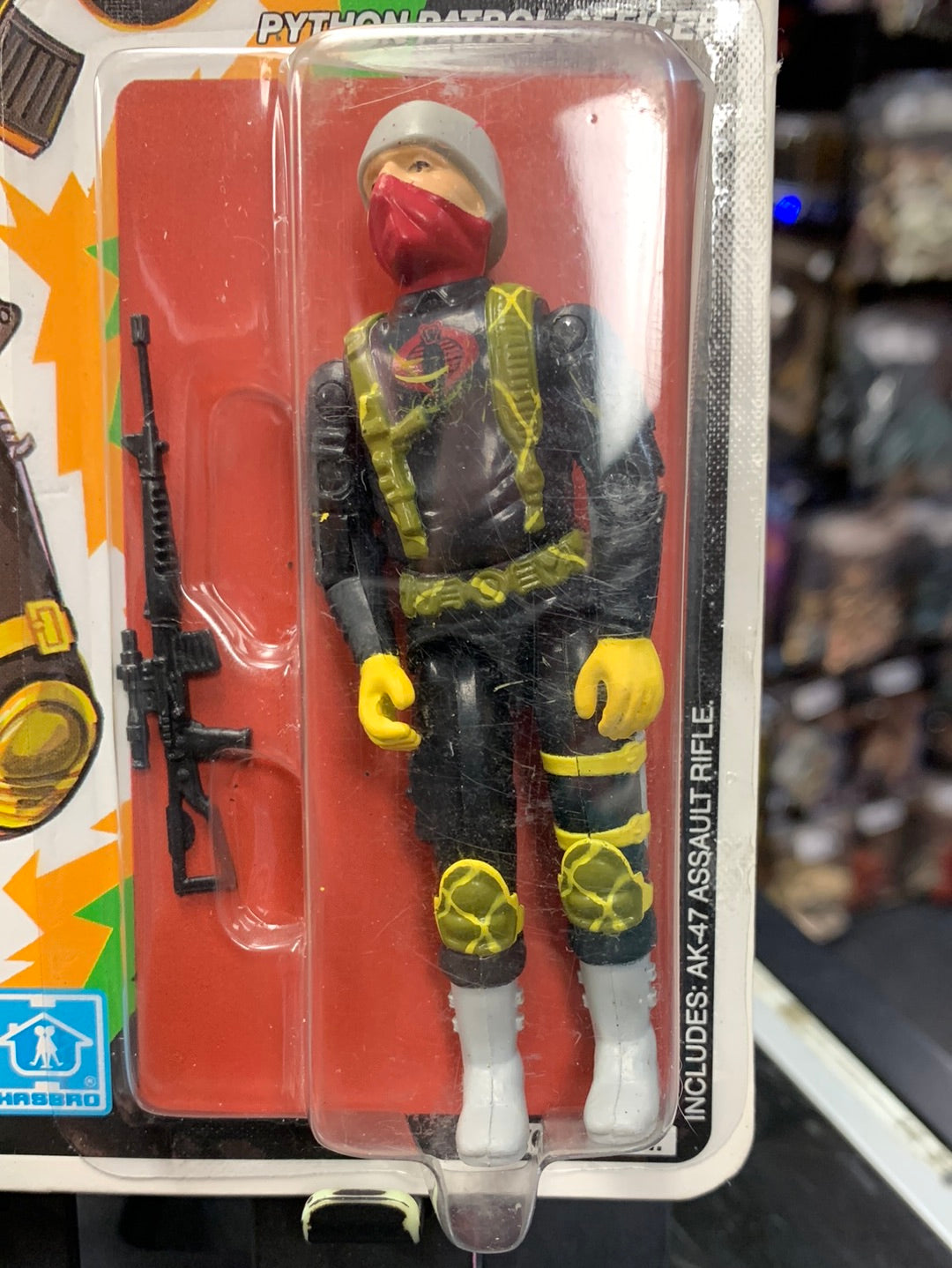 Python Patrol Python Patrol Officer AA (Vintage GI Joe, Hasbro) Sealed product image 5, provided for visual reference and