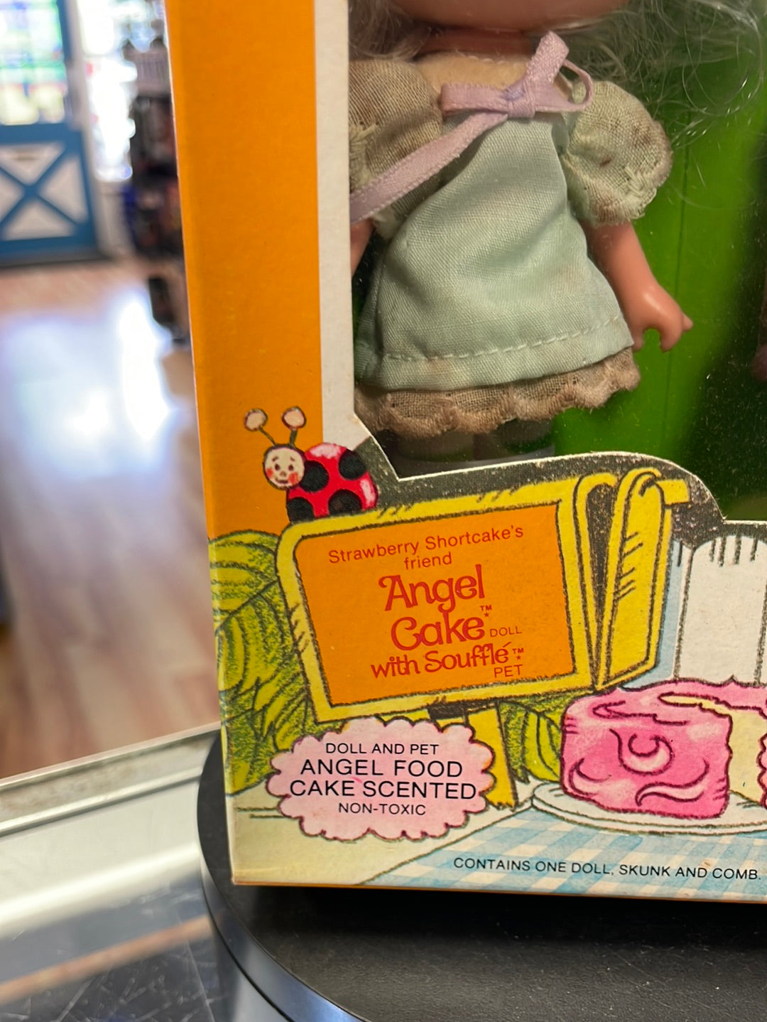 Angel Cake with Souffle (Vintage Strawberry Shortcake, Kenner) Open Box product image 5, provided for visual reference and