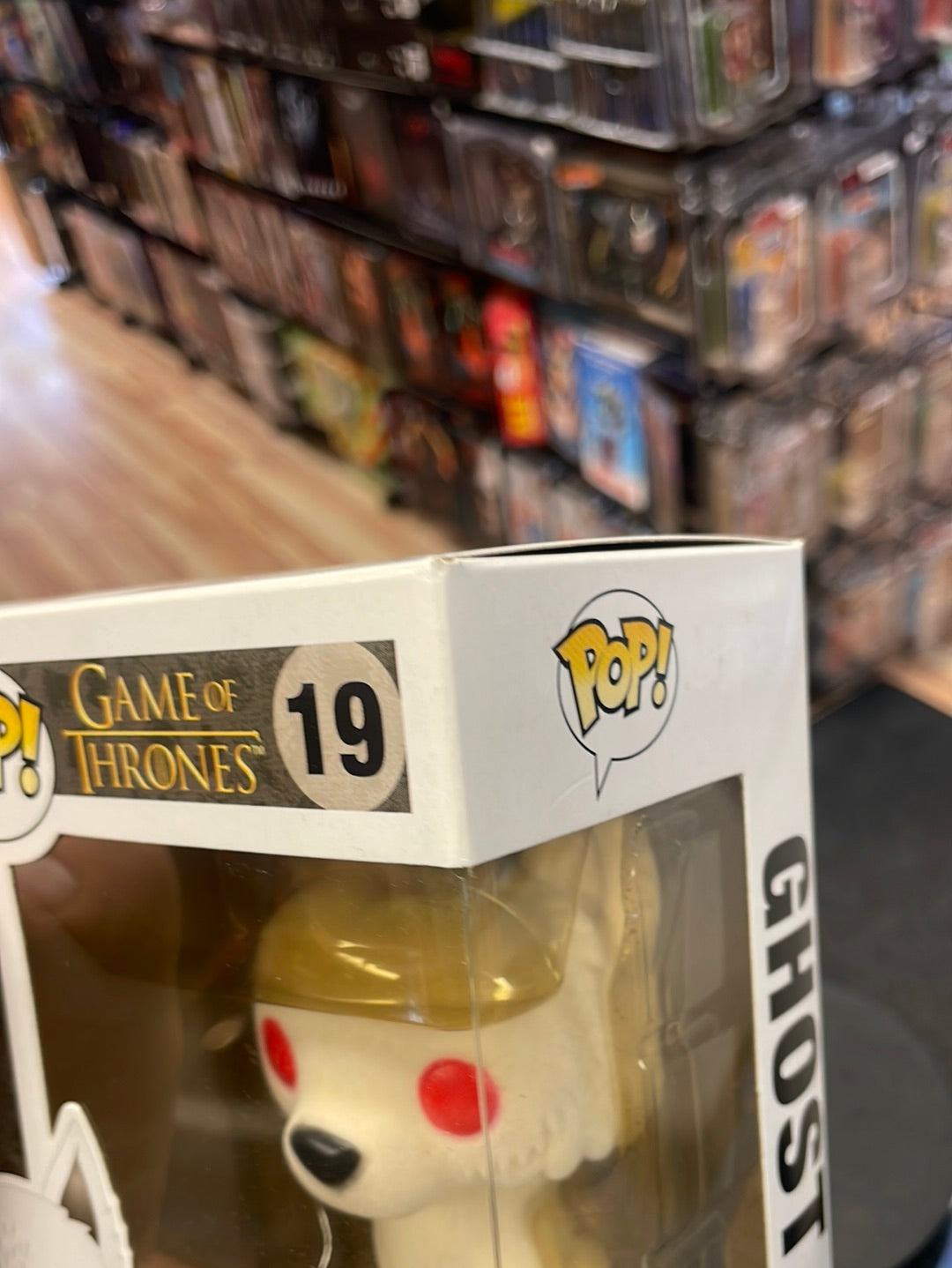 Flocked Ghost 19 Exclusive (Funko Pop! Game of Thrones) product image 15, provided for visual reference and product detail