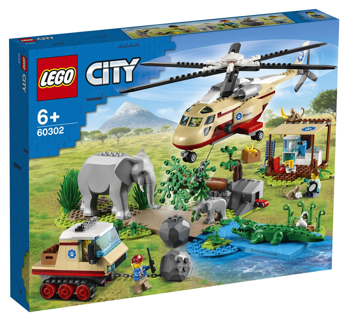 60302 City Wildlife Rescue Operation (Retired) (New Sealed) product image 1, provided for visual reference and product