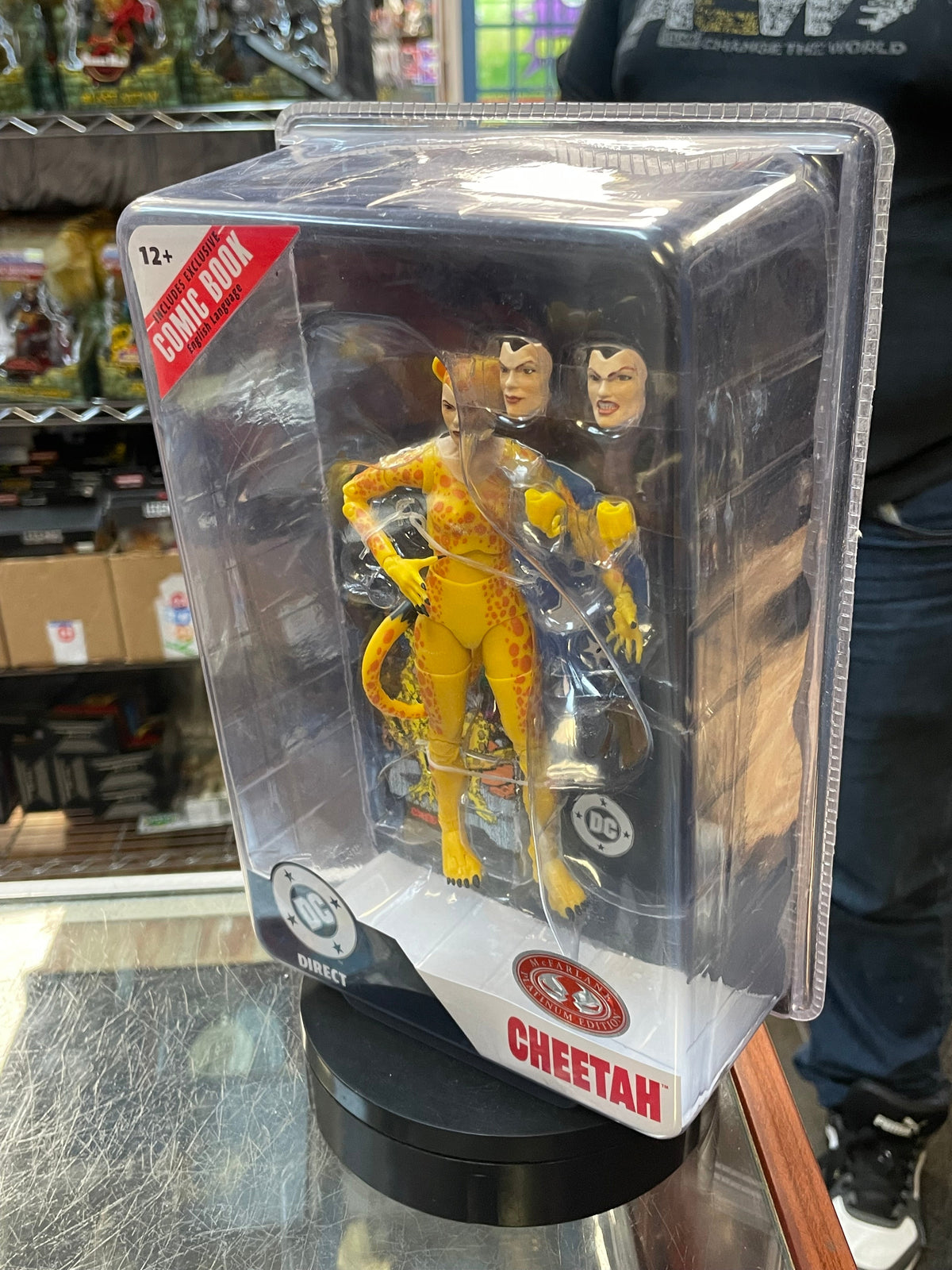 Cheetah Page Punchers (McFarlane Toys, DC Direct) SEALED product image 3, provided for visual reference and product detail