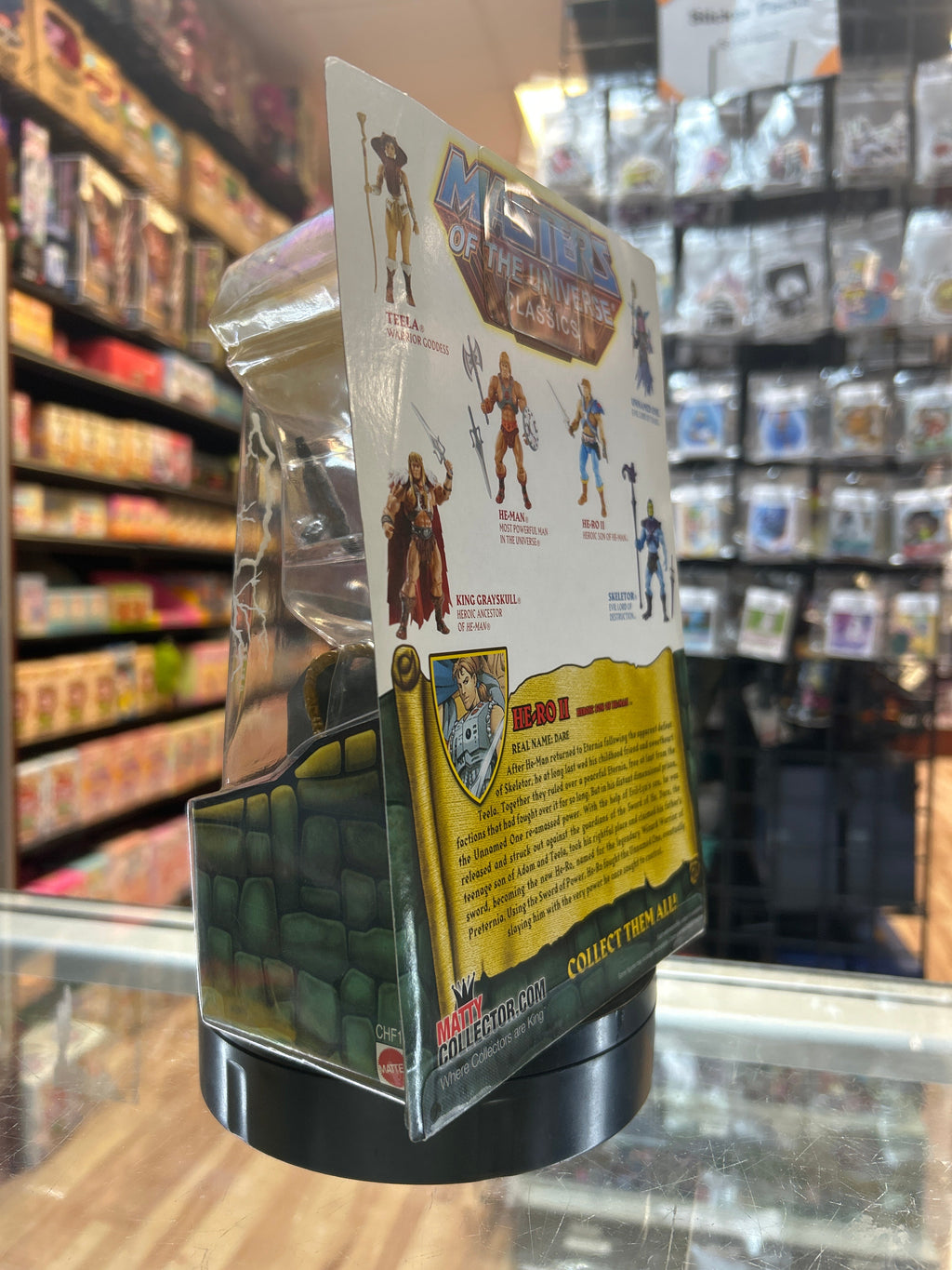 He-Ro II (Mattel, Classics, MOTU) **SEALED** product image 5, provided for visual reference and product detail review