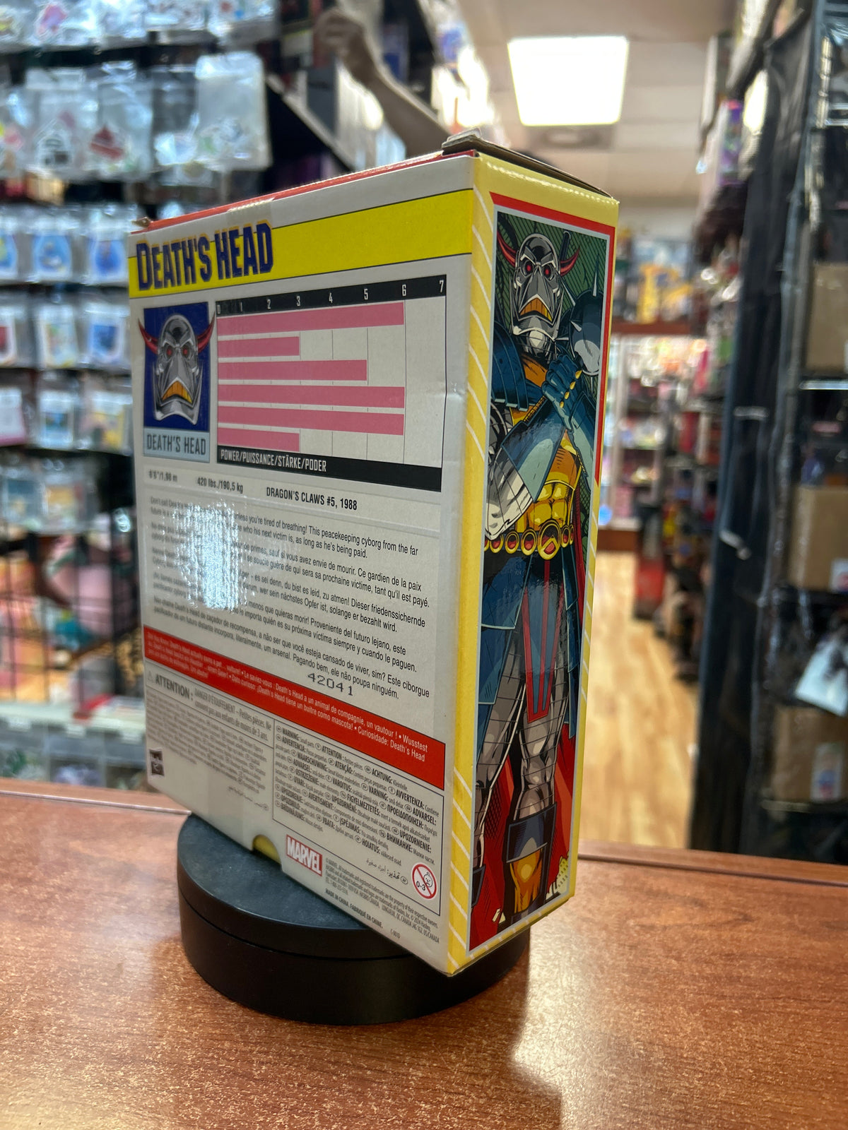 Death's Head (Marvel, Hasbro) **SEALED** product image 3, provided for visual reference and product detail review