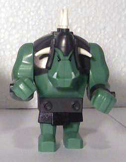 CAS364 Fantasy Era - Troll, Sand Green with Pearl Dark Gray Armor product image 1, provided for visual reference and product