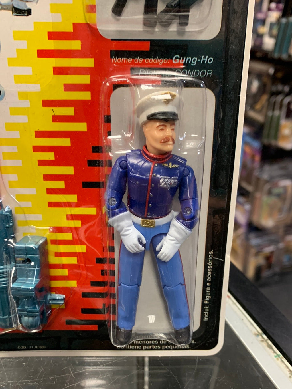 Gung Ho (Vintage GI Joe Estella Brazil, Commandos Em Acao) Sealed product image 4, provided for visual reference and product
