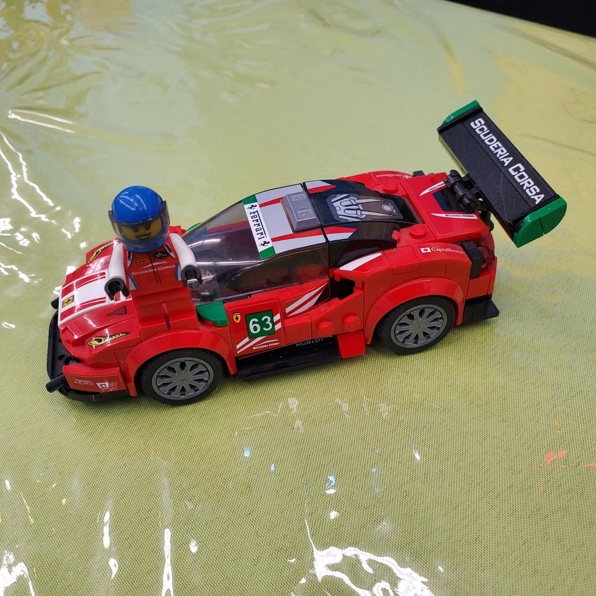75886 Ferrari 488 GT3 Scuderia Corsa (Previously Owned) (Retired) product image 1, provided for visual reference and product
