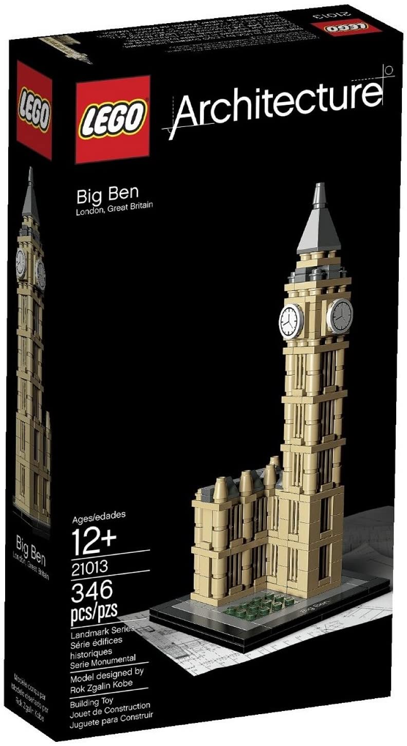 21013 Architecture Big Ben (Retired) (New Sealed) product image 1, provided for visual reference and product detail review
