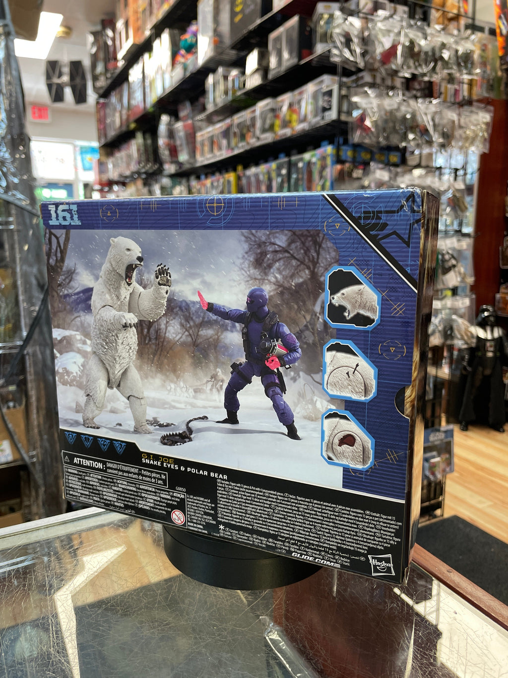 Snake Eyes & Polar Bear (GI Joe Classified Series, Hasbro) SEALED product image 2, provided for visual reference and product