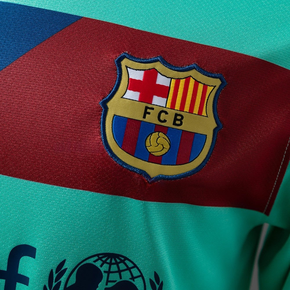 Barcelona Jersey 2010-11 Away Retro Football Kit Long product image 7