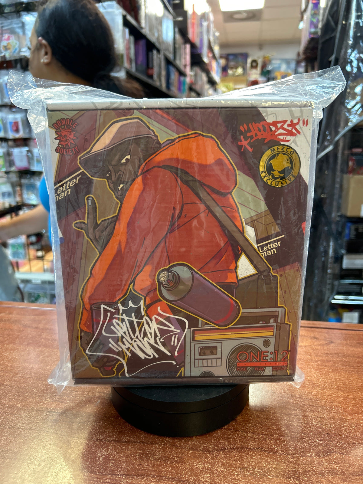 Letterman Hoodz (Mezco, Rumble Society) **SEALED** product image 1, provided for visual reference and product detail review