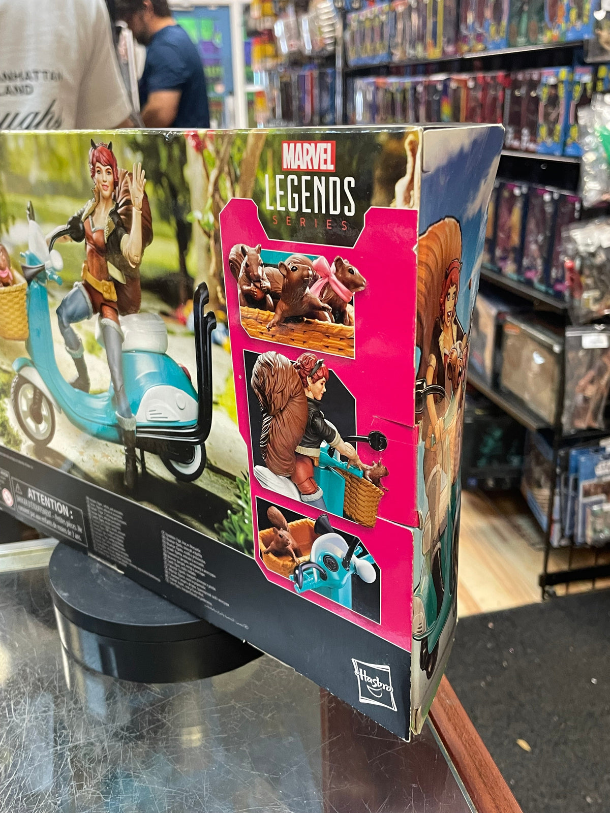 Squirrel Girl Deluxe (Marvel Legends, Hasbro) **SEALED** product image 7, provided for visual reference and product detail