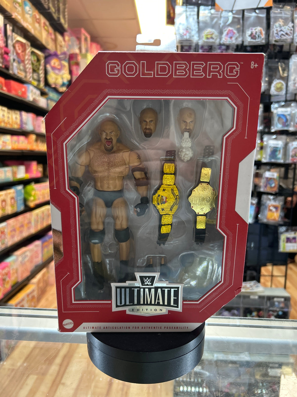Goldberg -Takeover- (WWE Ultimate Edition, Mattel) *COMPLETE* product image 4, provided for visual reference and product