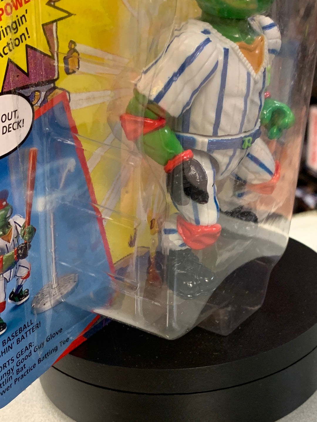 Grand Slammin Raphael 0132 (Vintage TMNT Ninja Turtles, Playmates) Sealed product image 8, provided for visual reference and