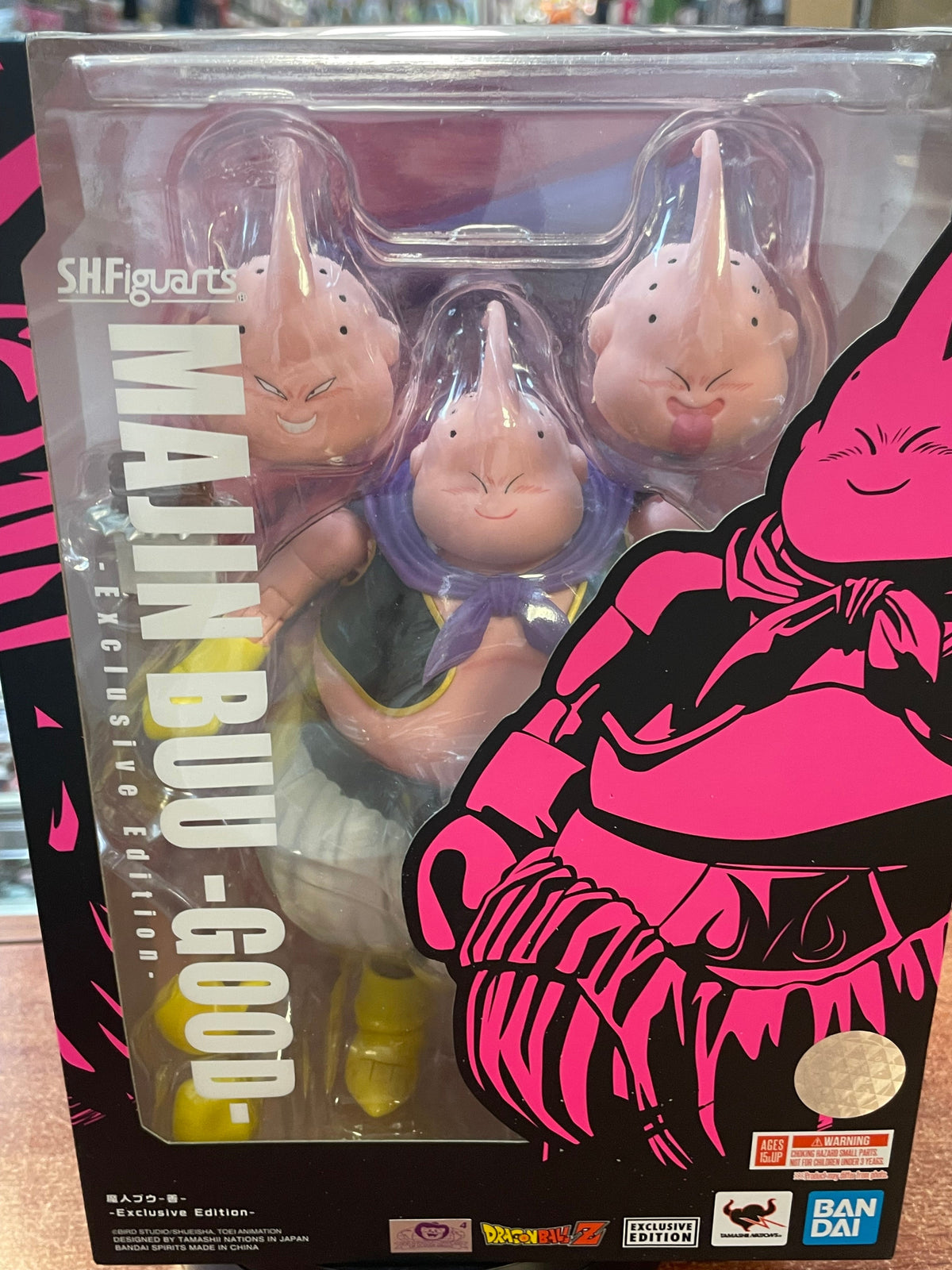 Majin Buu Good -SDCC- (Dragon Ball, Bandai SH Figuarts) *SEALED* product image 3, provided for visual reference and product
