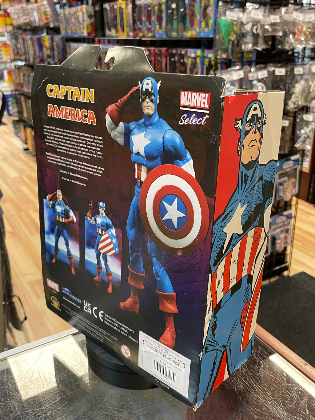 Captain America -Classic- (Marvel Select, Diamond) **SEALED** product image 3, provided for visual reference and product