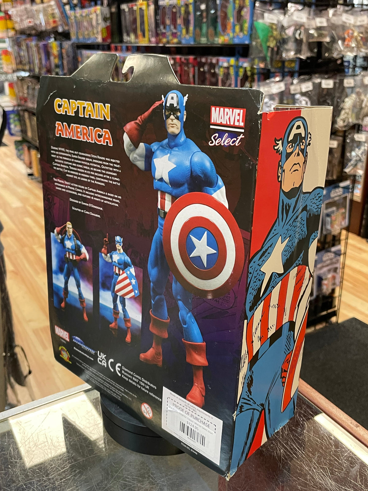Captain America -Classic- (Marvel Select, Diamond) **SEALED** product image 3, provided for visual reference and product