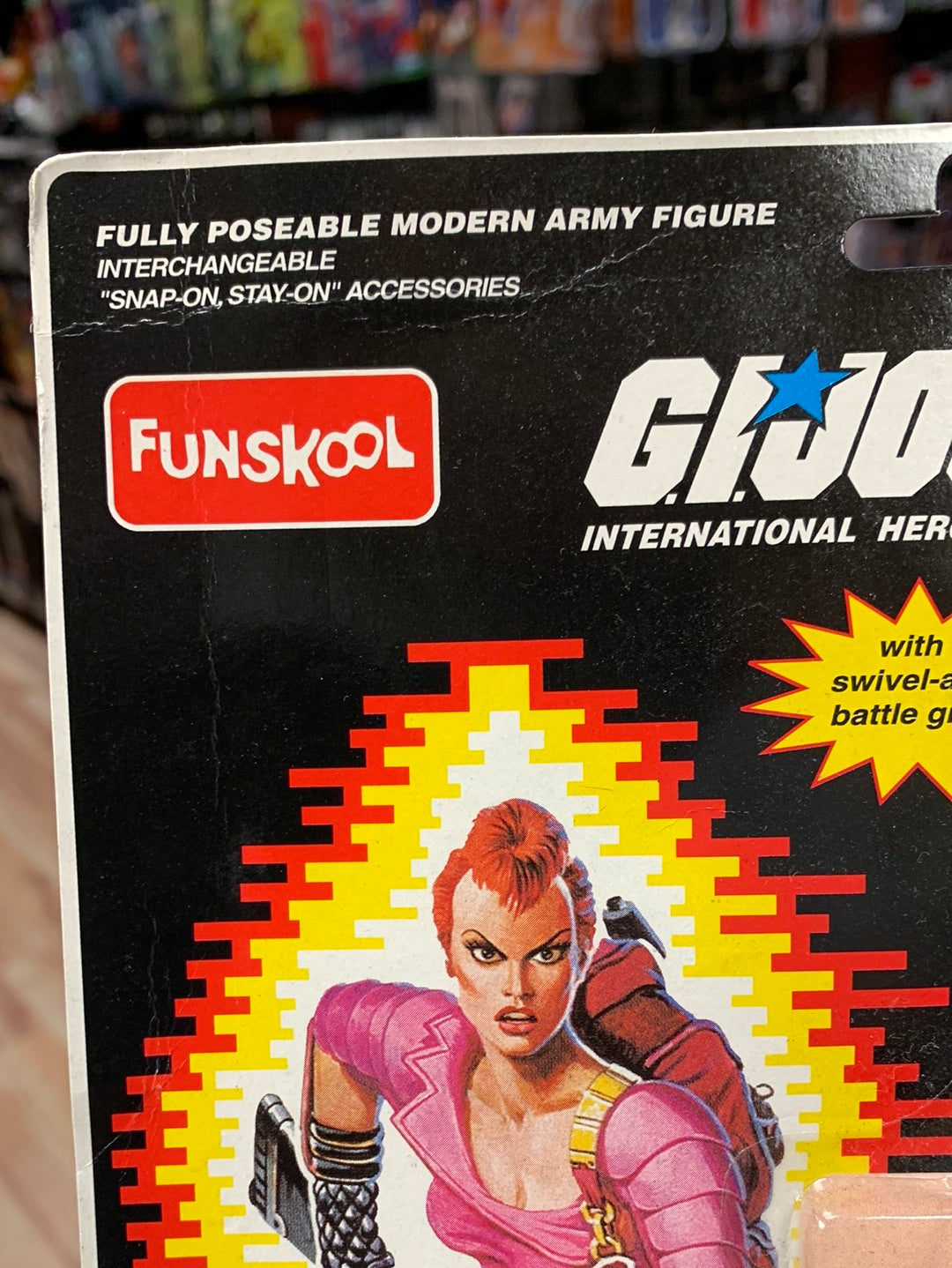 Zarana (Vintage GI Joe, FunSkool India) Sealed product image 2, provided for visual reference and product detail review