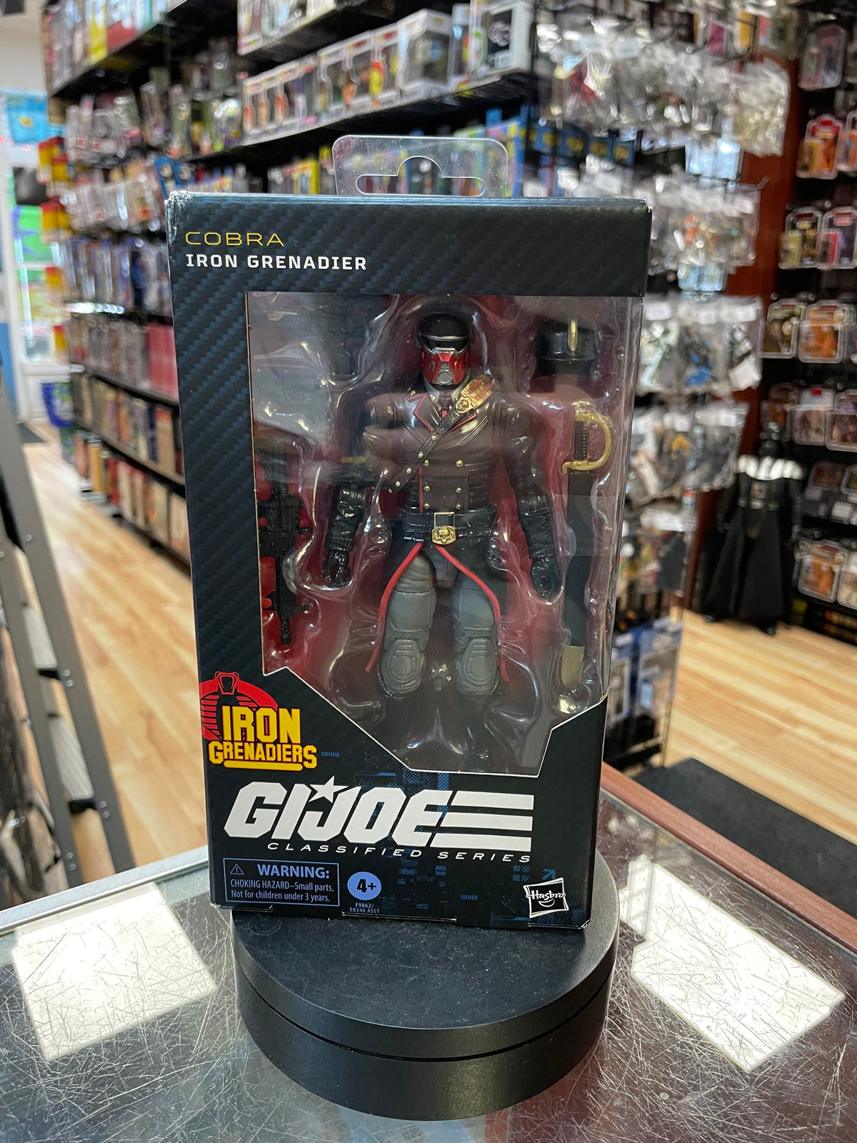 Cobra Iron Grenadier (GI Joe Classified, Hasbro) **SEALED** product image 1, provided for visual reference and product