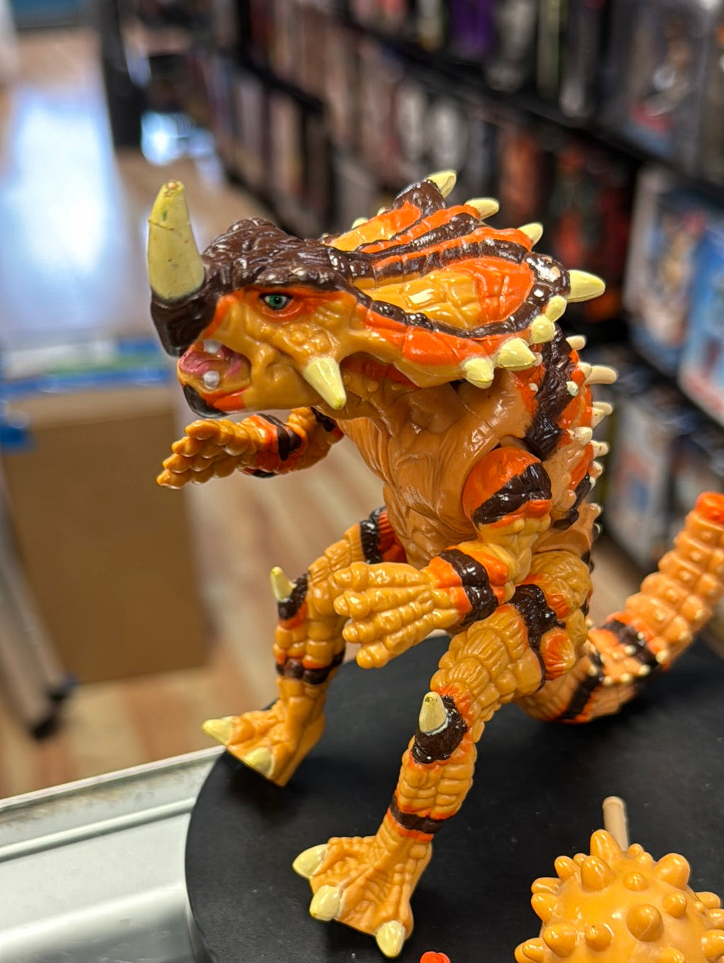 Armadon Tristegasauratops 6” Complete (Playmates, Vintage Primal Rage) product image 2, provided for visual reference and