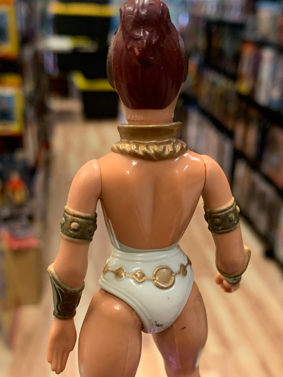 Brown Hair Teela 7156 (Vintage MOTU Masters of The Universe, Mattel) Complete (Copy) product image 7, provided for visual