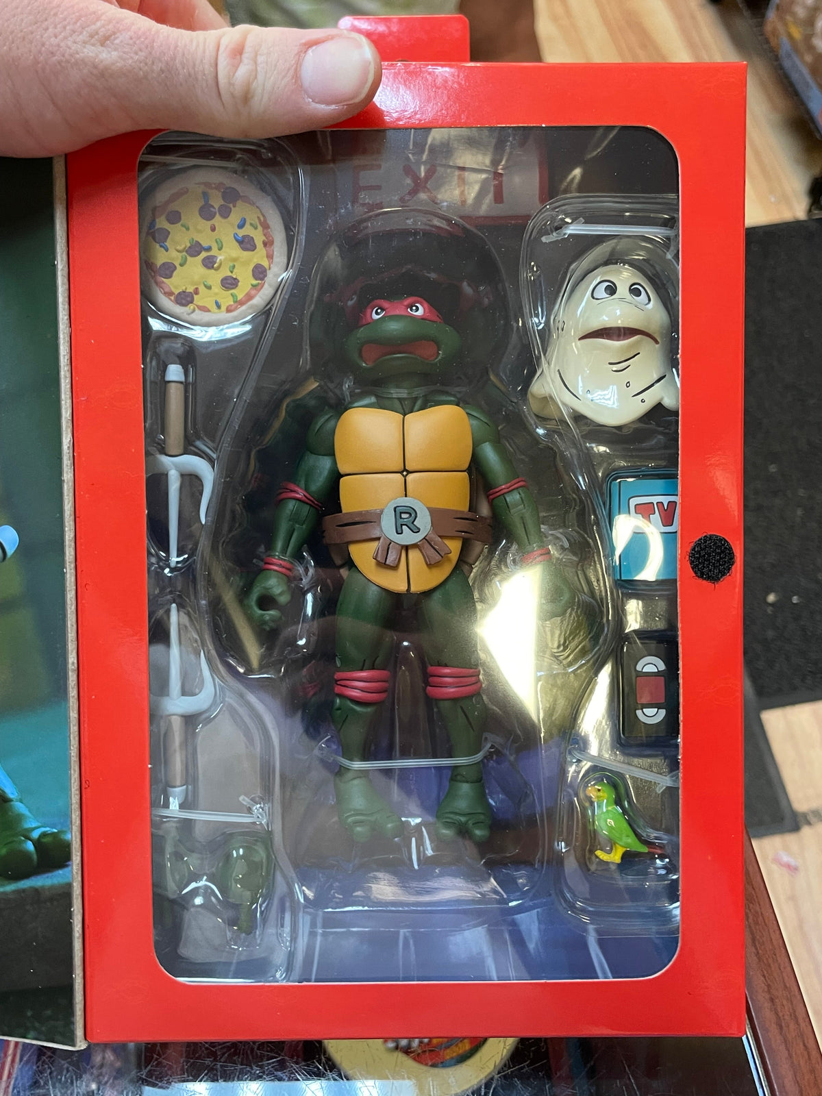 Pizza Club Raphael (Neca, TMNT) **SEALED** product image 2, provided for visual reference and product detail review