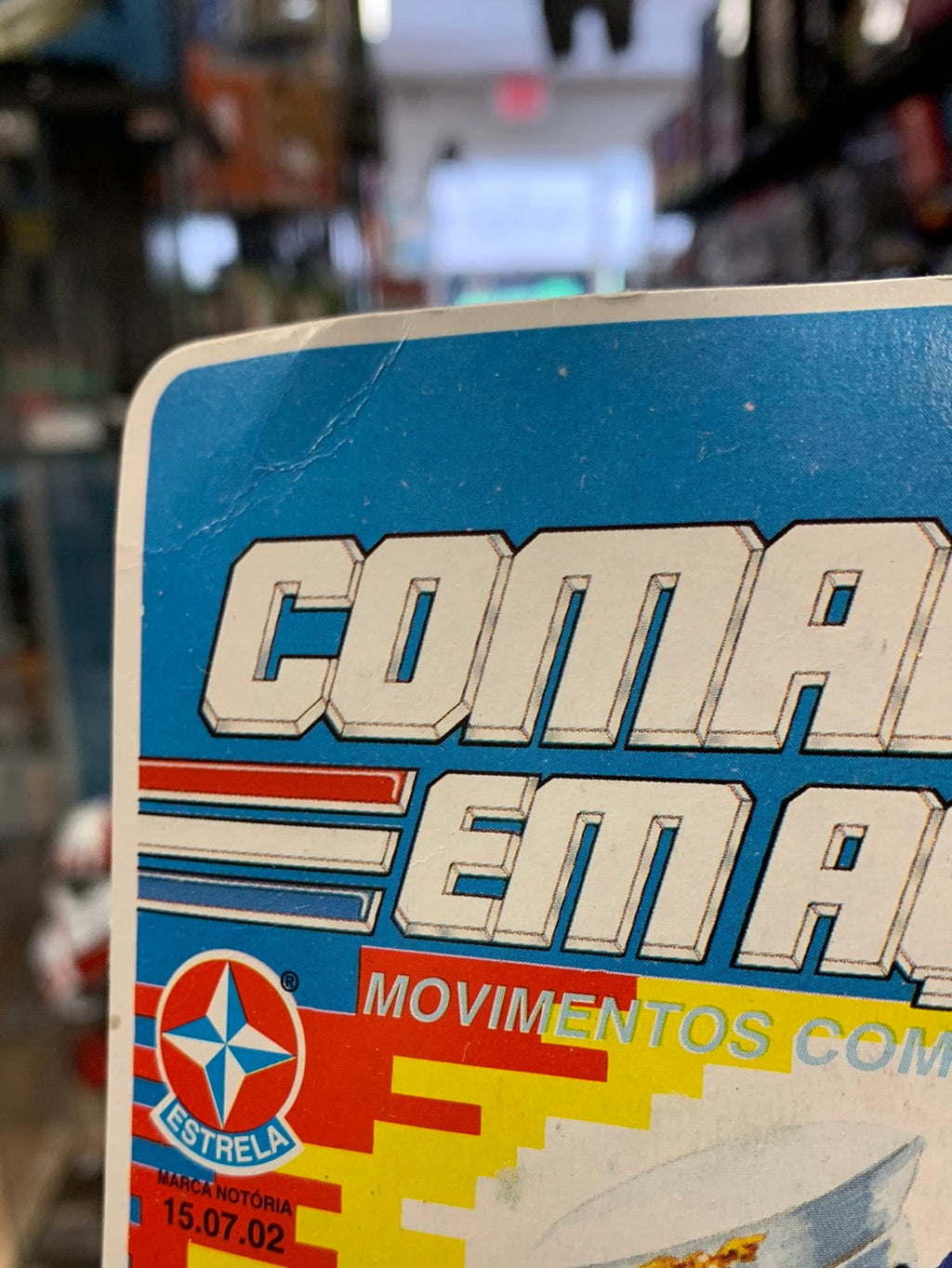 Gung Ho (Vintage GI Joe Estella Brazil, Commandos Em Acao) Sealed product image 9, provided for visual reference and product