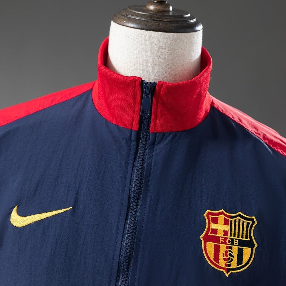 Barcelona Windbreaker 2025/26 Blue Football Soccer Jacket product image 8